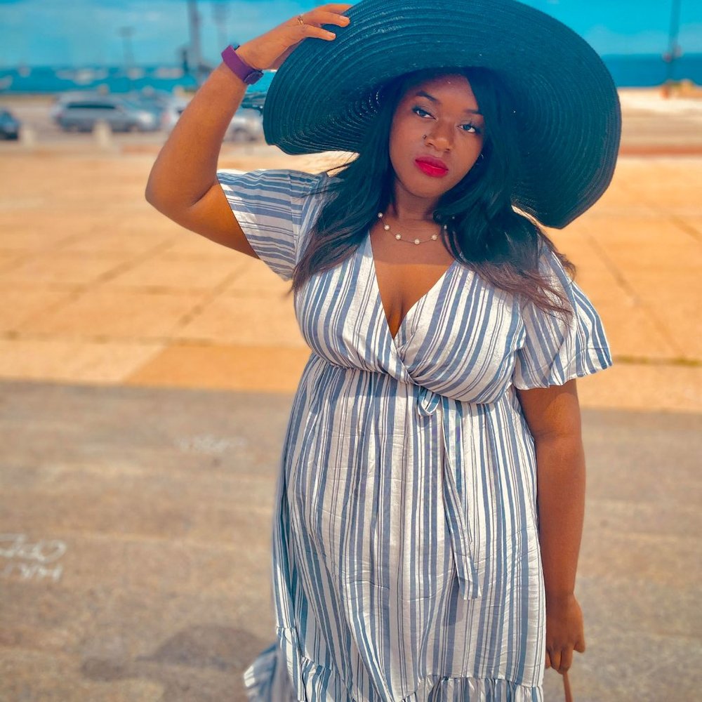 LOVE AND DELIRIOUS MATERNITY DRESS